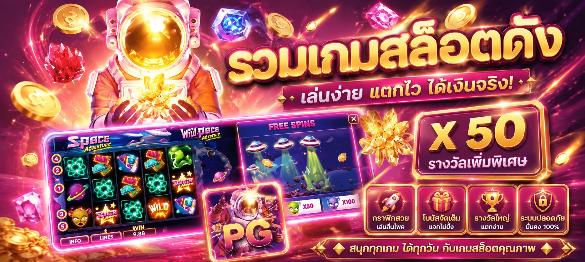 โปรโมชั่นและระบบฝากถอนออโต้ของ BUNNY555